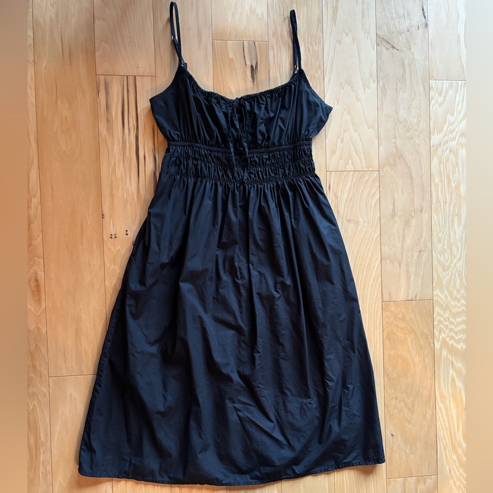 Quince 100% Organic Cotton Keyhole Midi Dress